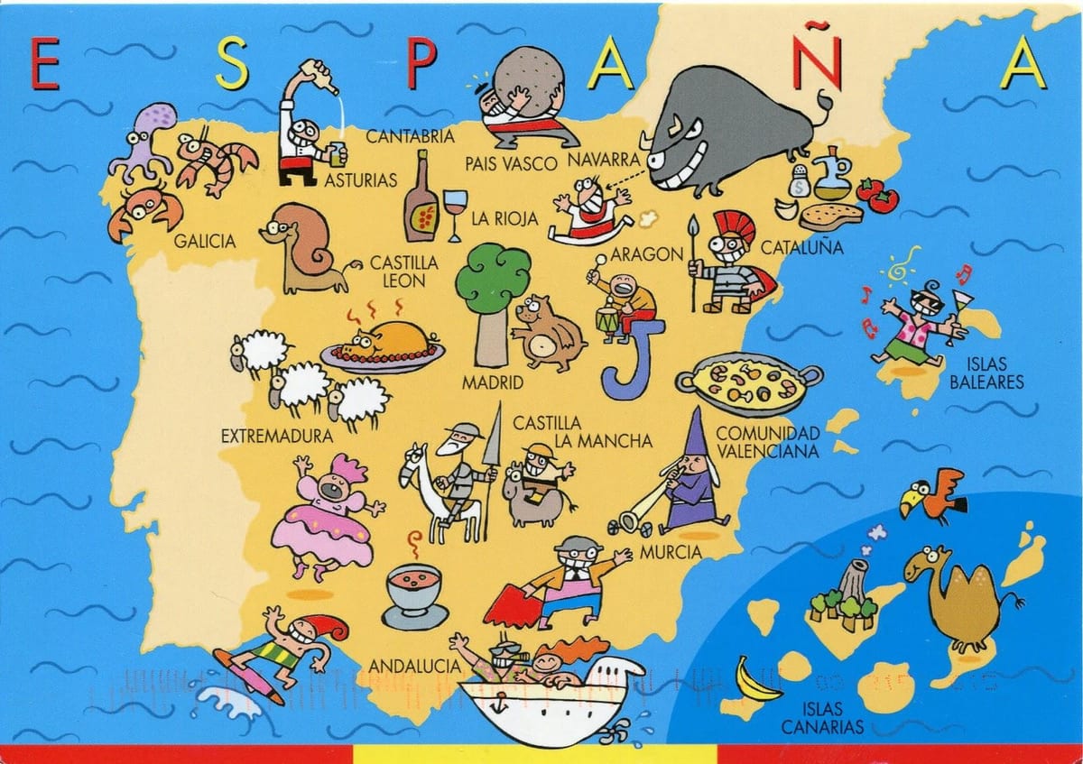 スペインのマップキッズ