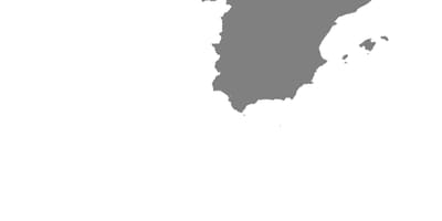 スペインのベクトルの地図