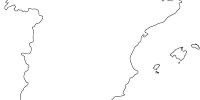 概要地図のスペイン都市