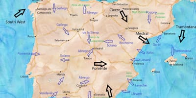 地図のスペイン風